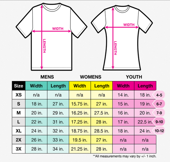 men's shirt sizes compared to women's